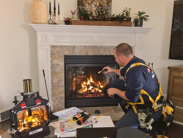 Safety-focused fireplace inspection by Horizon West Chimney Sweep in Horizon West, FL